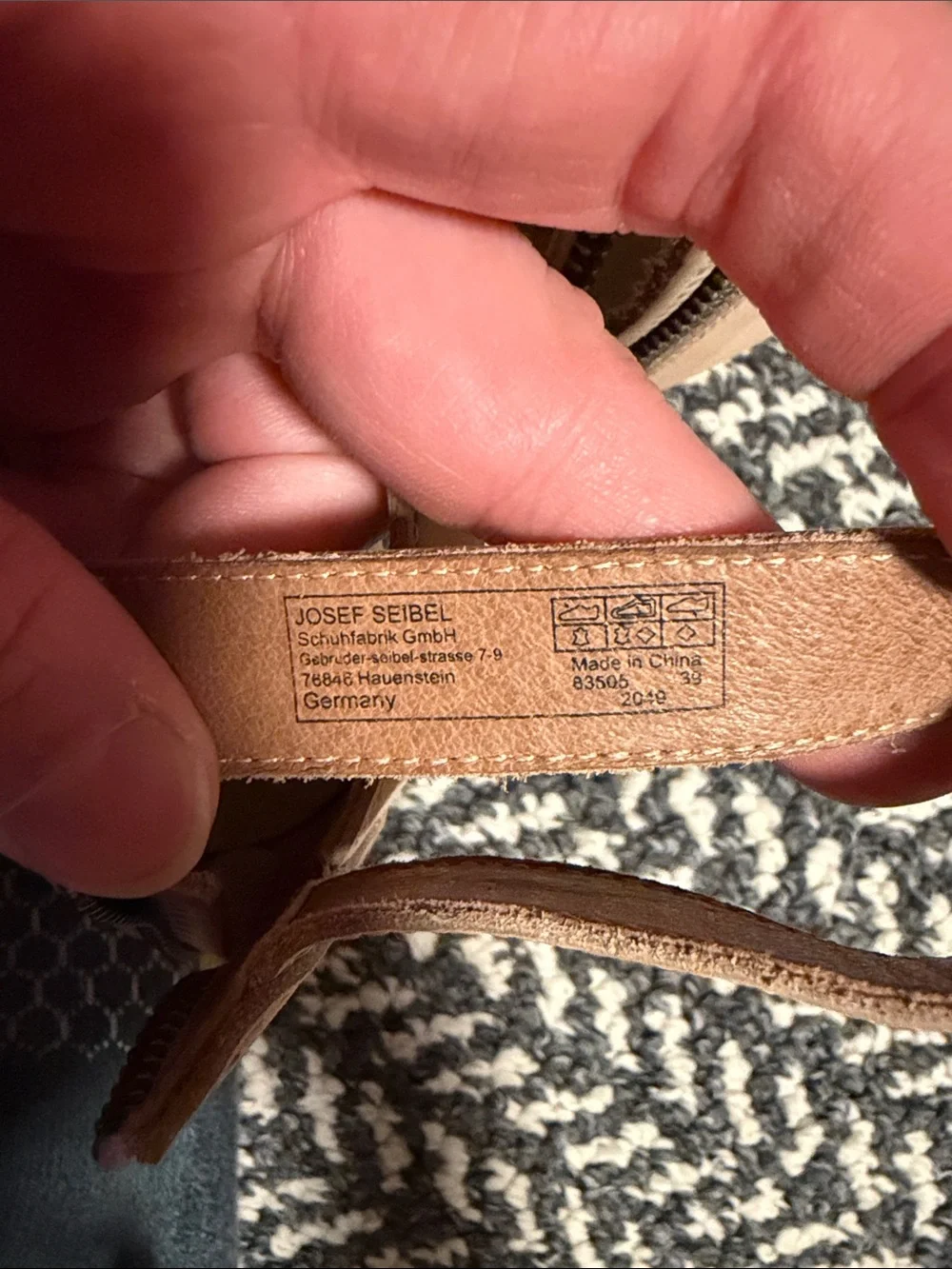 Josef Seibel Neutral Tan Strappy Wedge Sandals
